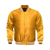 Light Weight Satin Bomber Varsity Jacket – Gold
