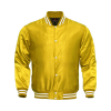 Light Weight Satin Bomber Varsity Jacket – Yellow